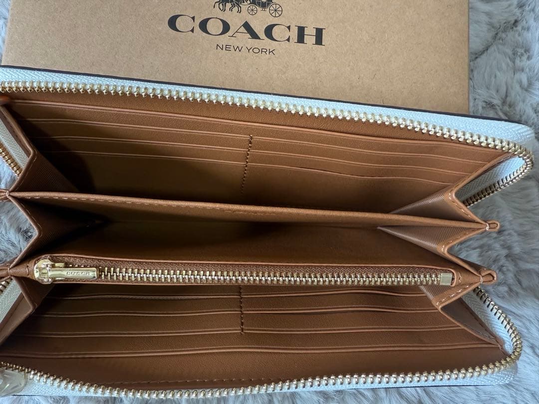 COACH 長財布 ホワイト