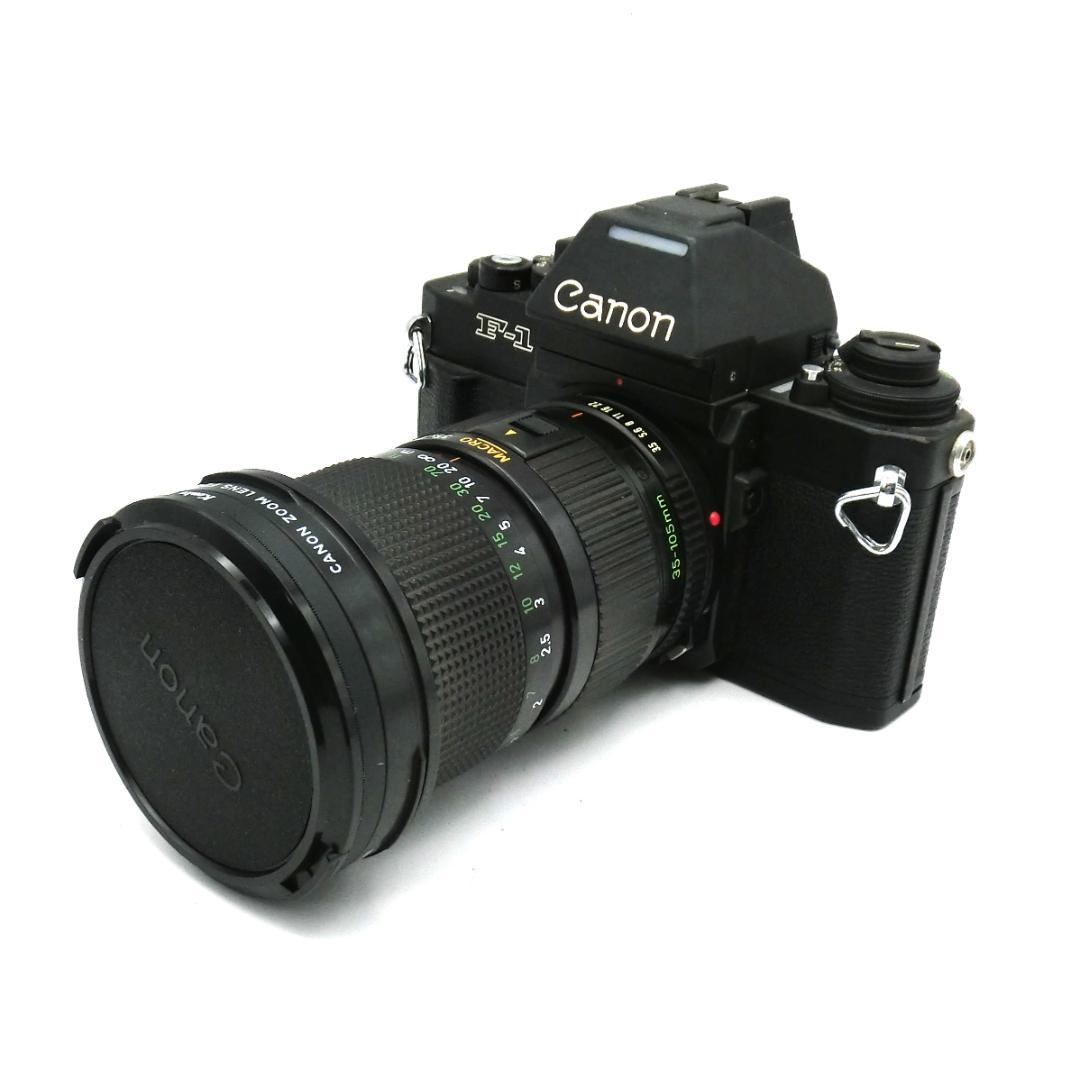 B　CANON　F-1　一眼レフカメラ　レンズ35mm-105mm f3.5