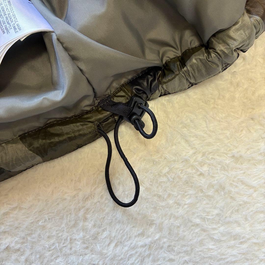 00s Columbia ダウンジャケット ドローコード 黒 XL