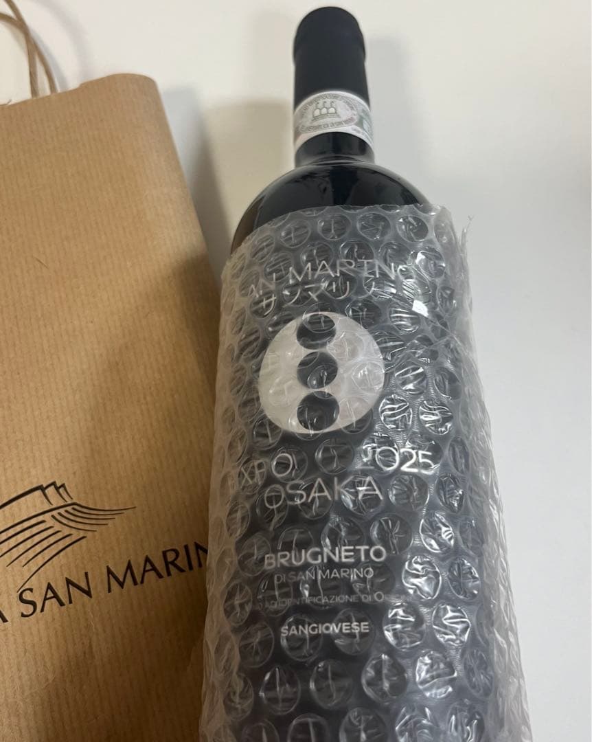 大阪関西万博　サンマリノ共和国　ワイン　EXPO 2025 OSAKA ラベル