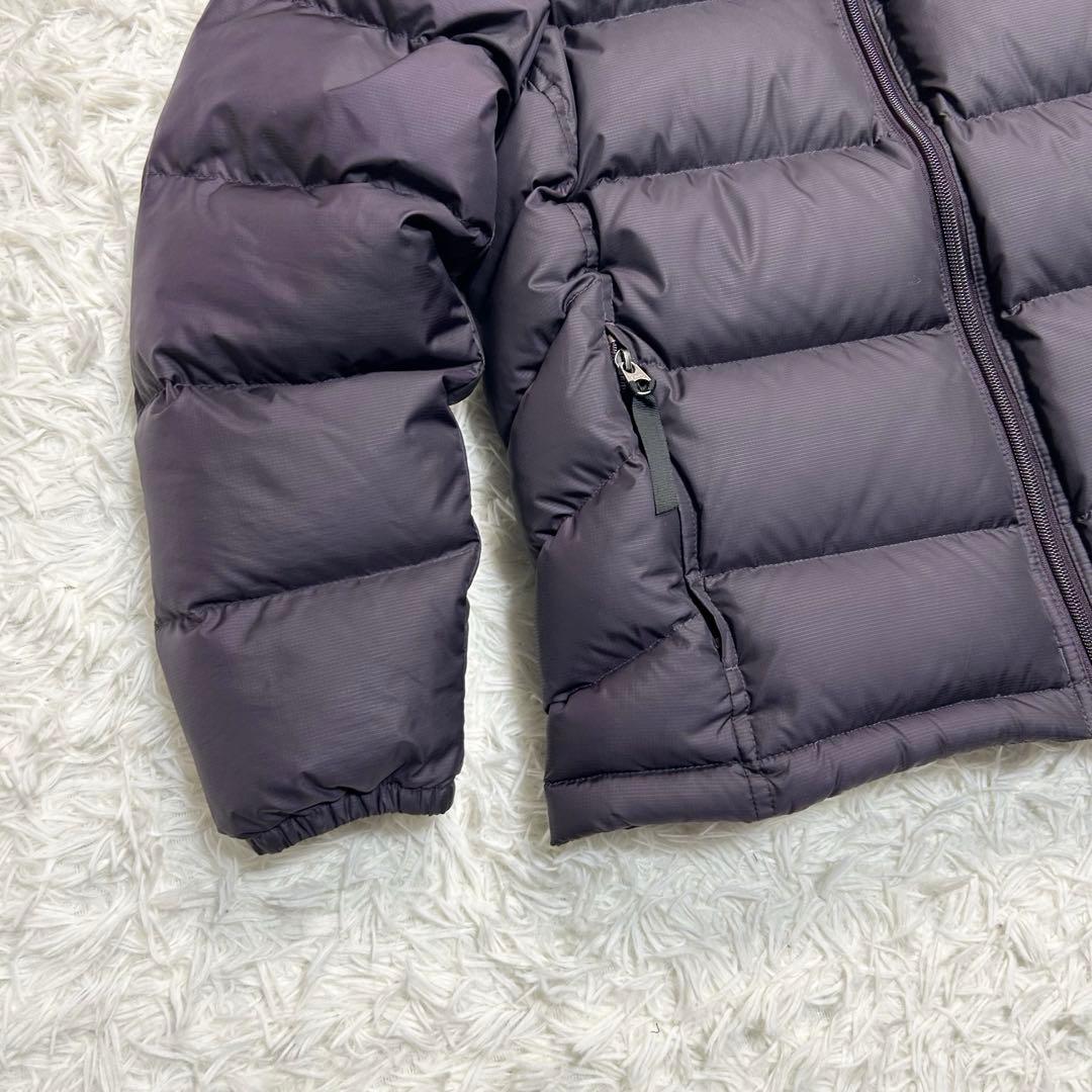 旧タグ Patagonia パタゴニア ダウンジャケット ヌプシ 肉厚 黒系 紫