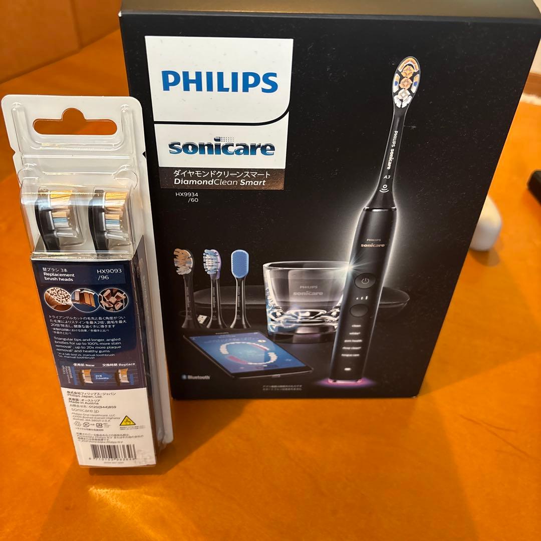 新品◆未開封◆未使用品HX9934/60フィリップスソニケア 3本替えブラシ付