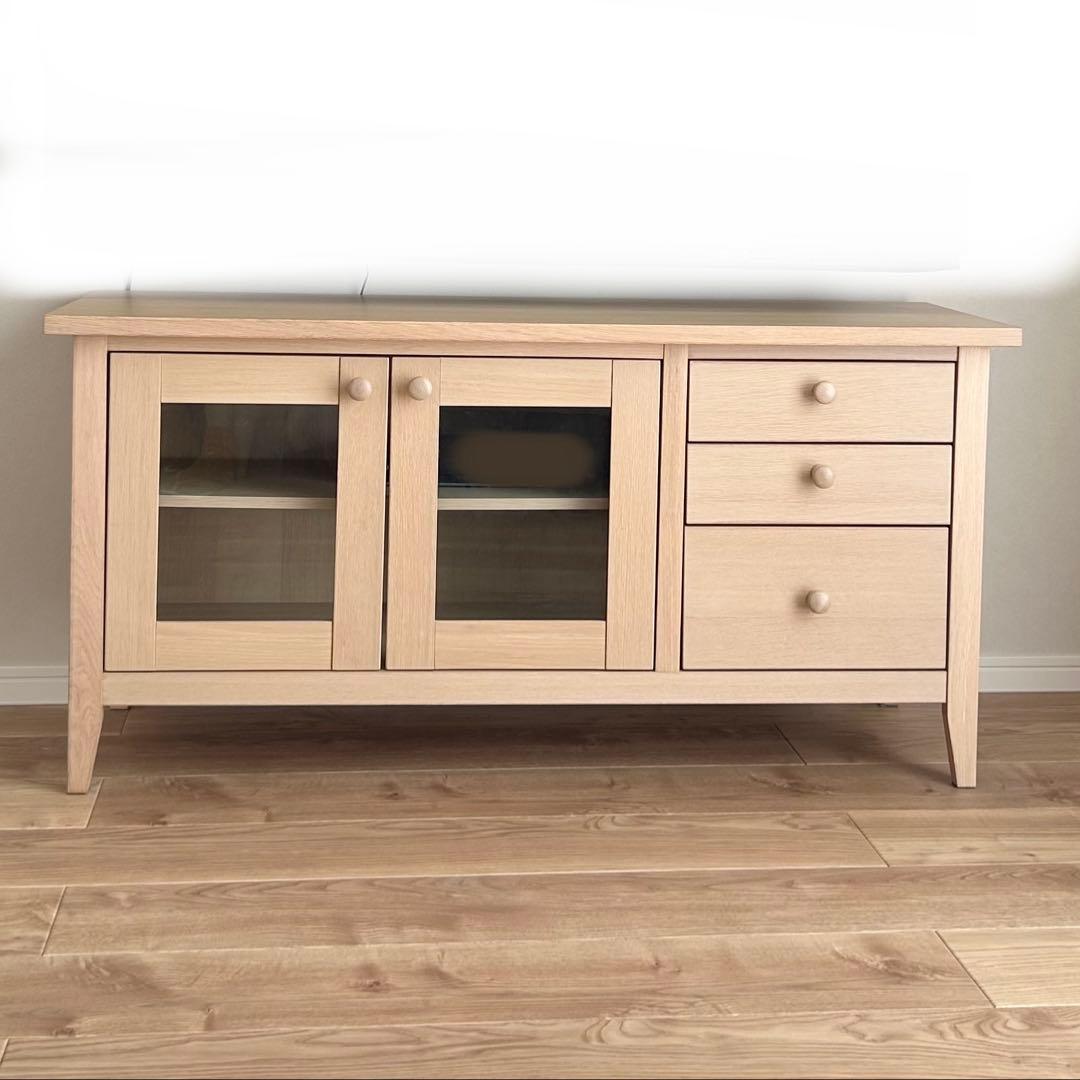 ニトリ　テレビ台　テレビボード　ローボード　オーランド120 無垢材