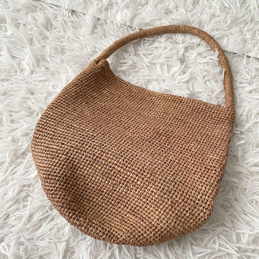 MADE IN MADA バケツバッグ　ハンドバッグ　かごバッグ　天然素材
