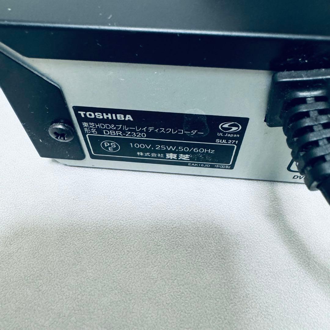 TOSHIBA REGZA レグザブルーレイレコーダー DBR-Z320