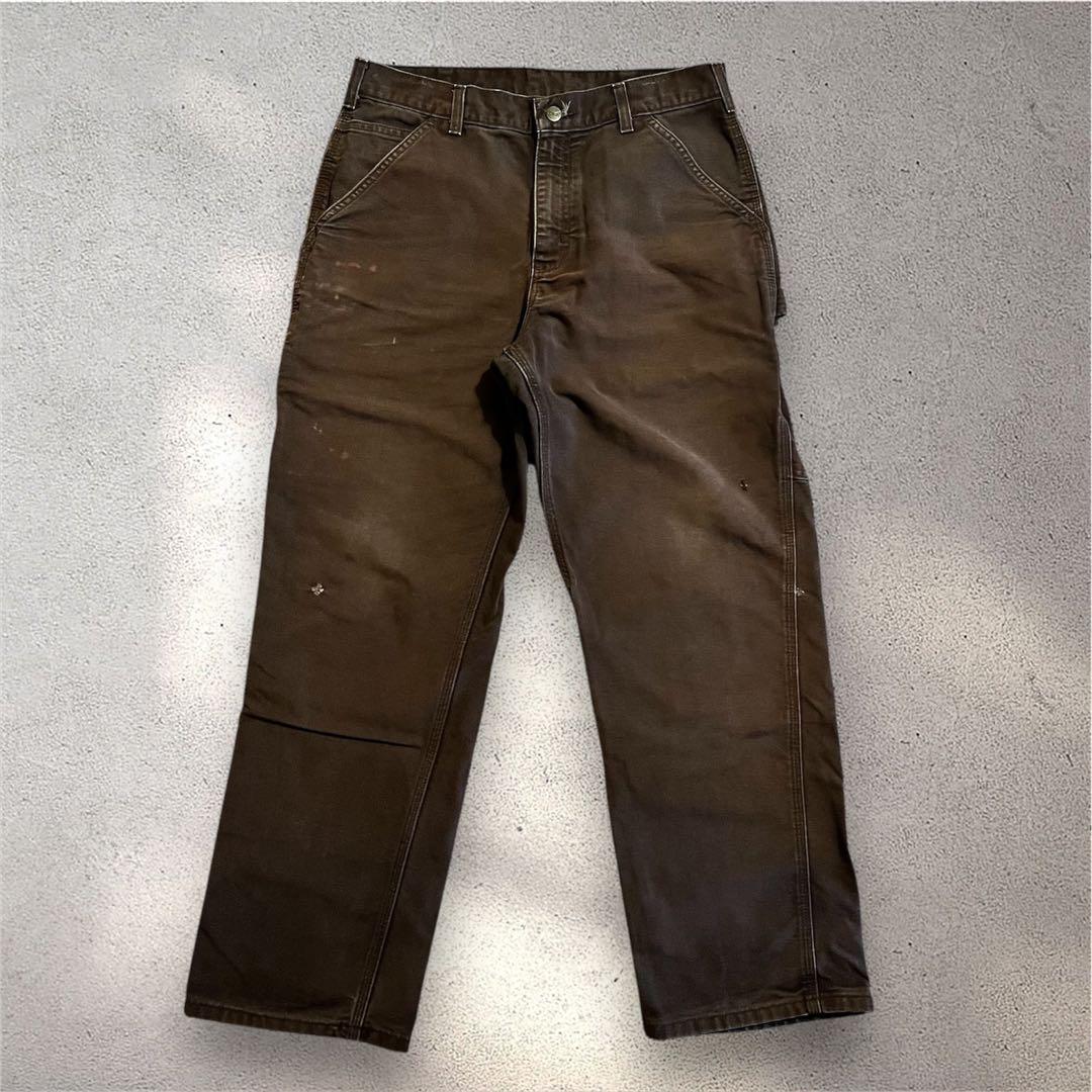 15s【Carhartt】ダックワークパンツ Brown