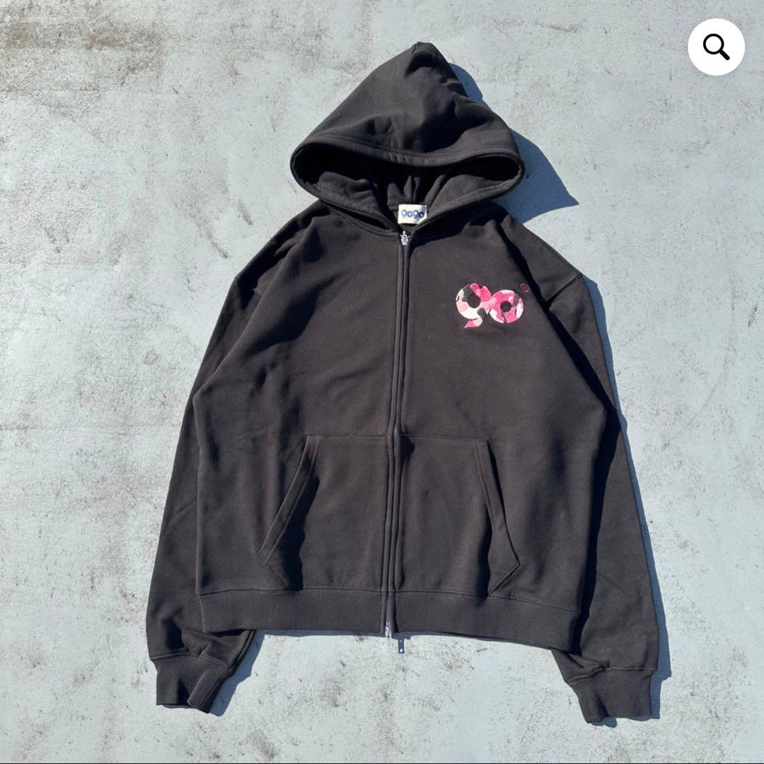 トップス 9090 Logo Assort Zip Hoodie