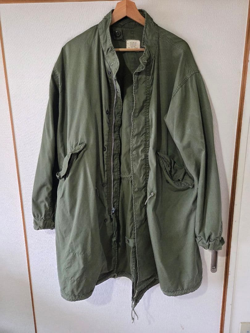 m-65 フィッシュテール 1st アルミジップ ライナー付き S-R