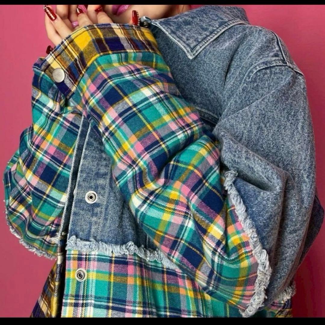 仲里依紗バースデーRE. アールイー ドット 一石三鳥 デニムジャケット