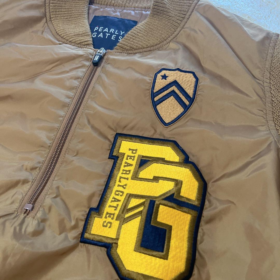 パーリーゲイツ　ハーフジップ　中綿　ブルゾン　ニット切替