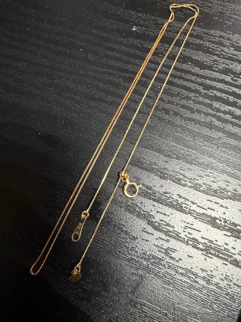 K18 ベネチア　チェーン 0.91g 45cm アジャスター付き