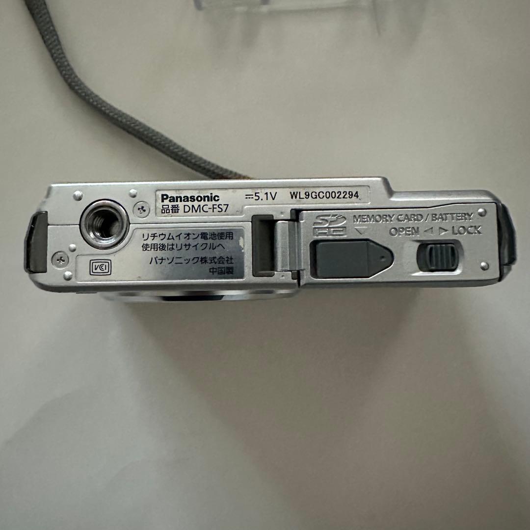 【動作確認済】Panasonic LUMIX DMC-FS7 シルバー