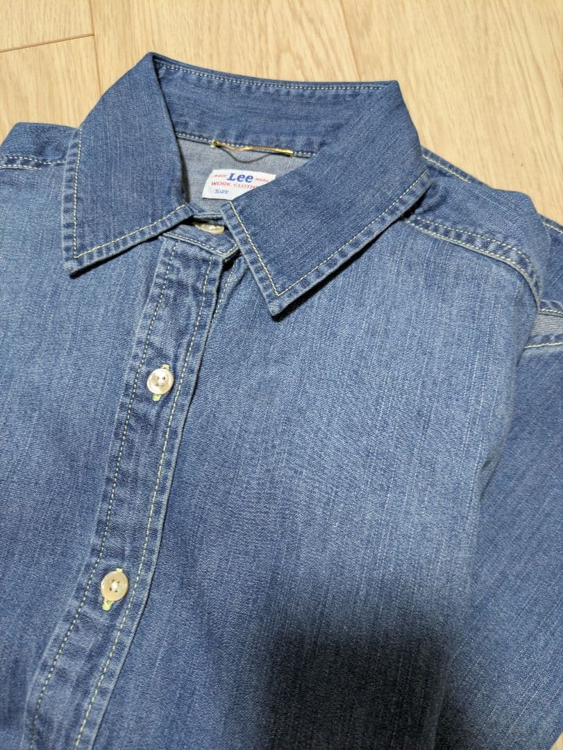 ラスト1点即納【Deuxieme Classe】 Lee別注 デニムシャツ