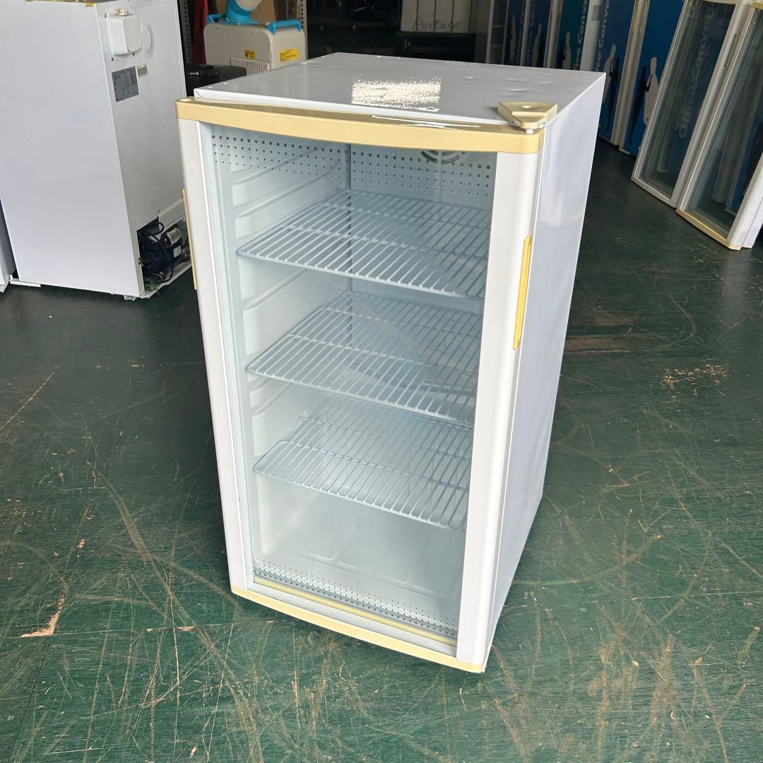 154業務用 冷蔵ショーケース オフィスコンビニ XW-105 左右開き 小型