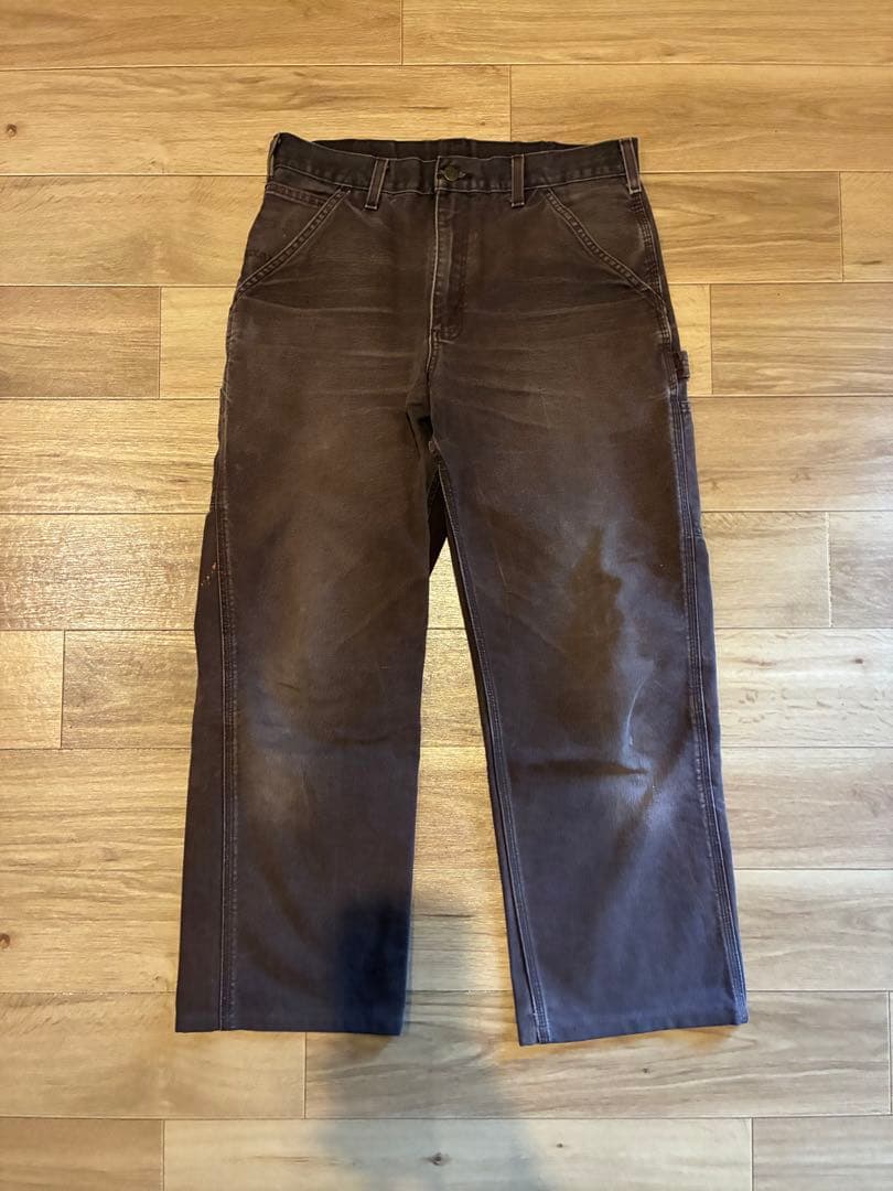 【極上フェード】Carhartt B11 32×30 DKB ペインターパンツ