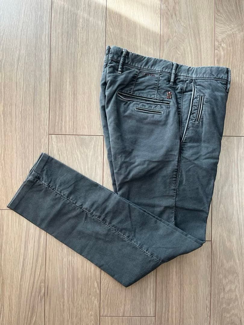 秋冬 INCOTEX SLACKS コットンパンツ 30 グレー