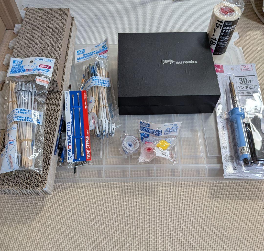 【引退品】ガンプラ製作用品セット（塗料・ツール）