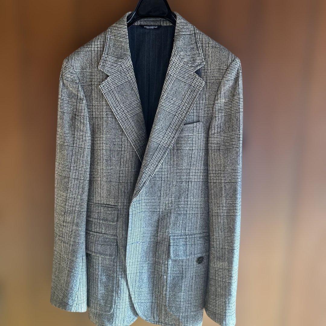 ドルチェ＆ガッバーナ（Dolce & Gabbana）グレンチェック柄ジャケット