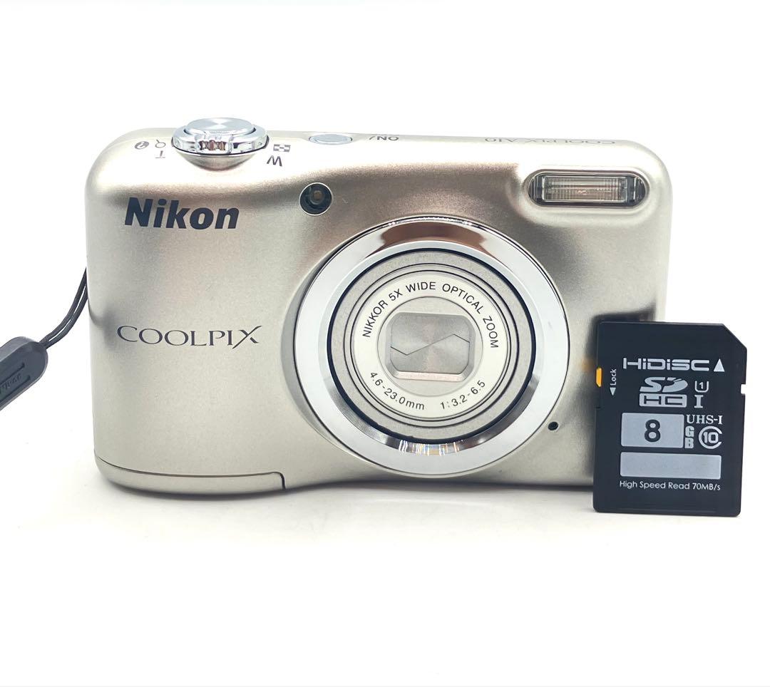 Nikon ニコン COOLPIX A10 コンデジ SDカード付 動作品