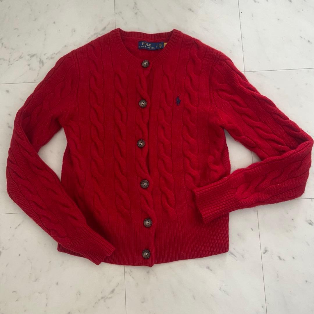 POLO RALPH LAUREN ケーブルカーディガン