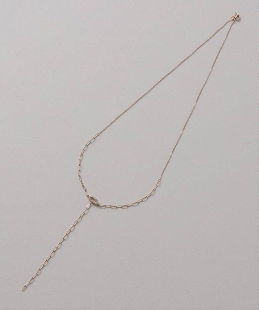 【lilas】未使用 10kyg+dia ネックレス リラ