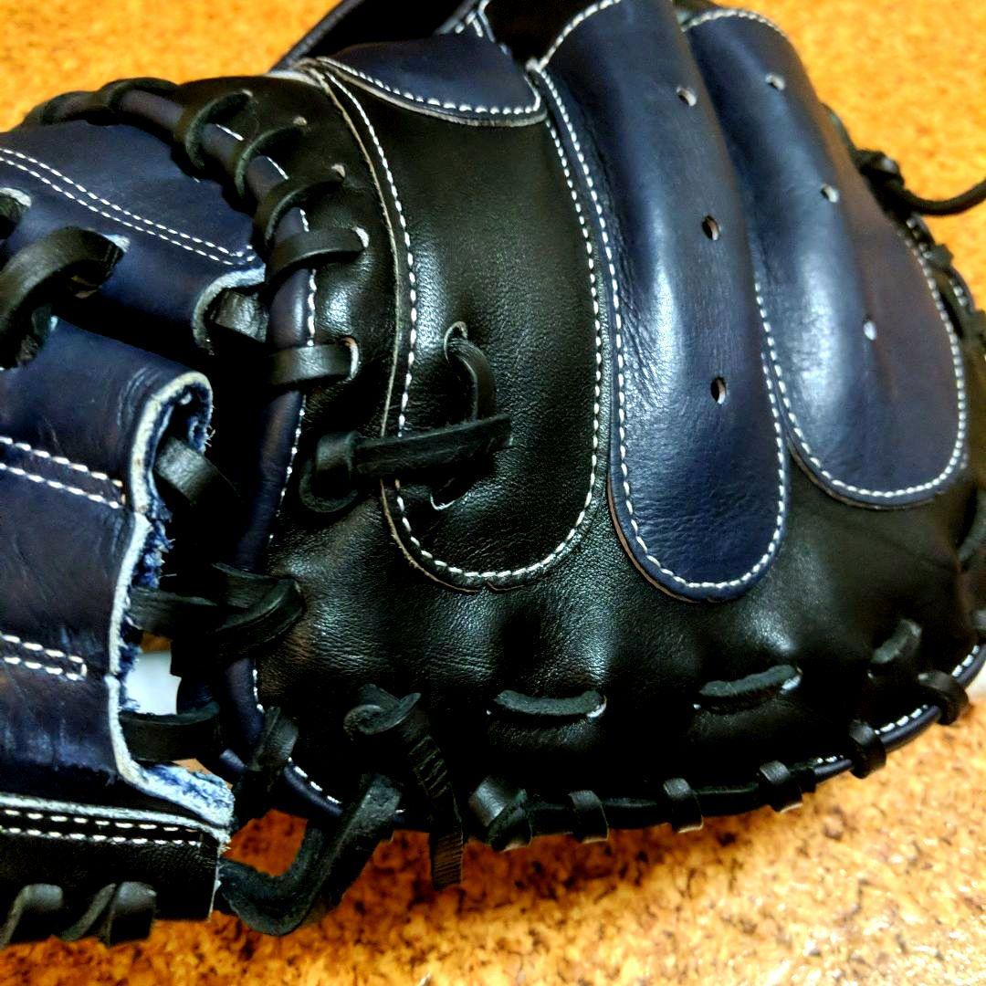 ハタケヤマTH-DB29NB ネイビー キャッチャー軟式グローブ最終値下げ