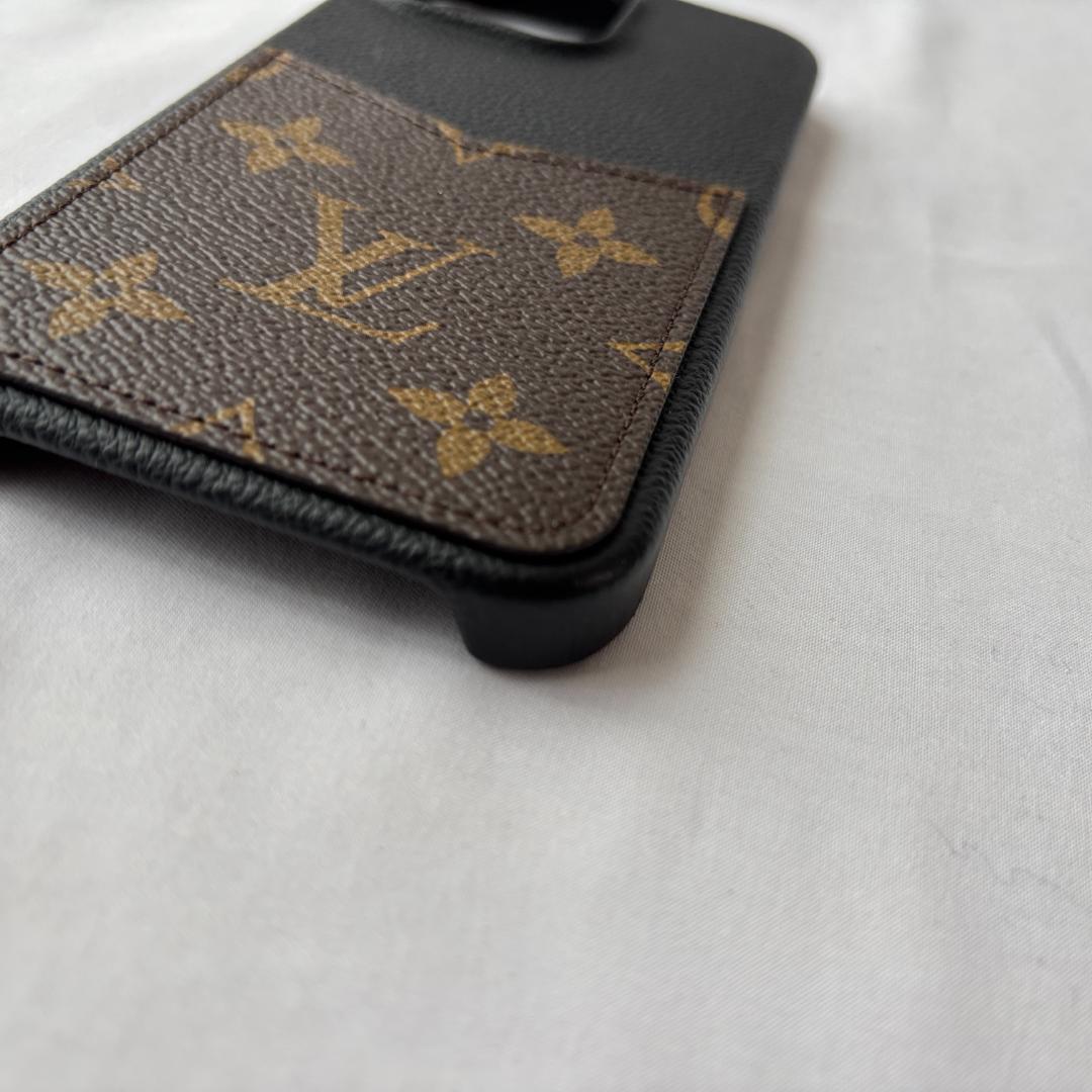 超美品 ルイヴィトン モノグラム スマホケース ノワール M82888