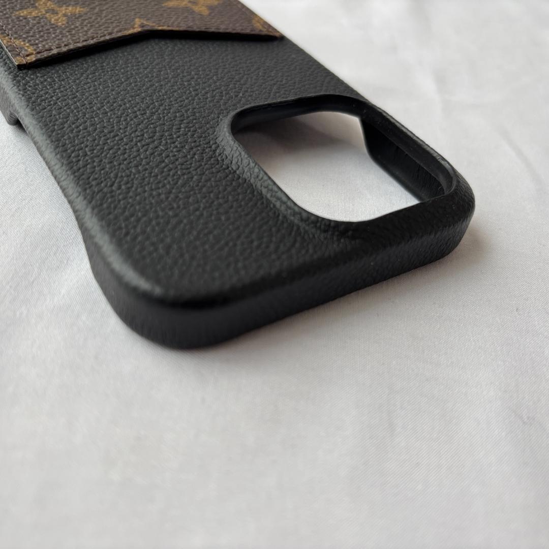 超美品 ルイヴィトン モノグラム スマホケース ノワール M82888