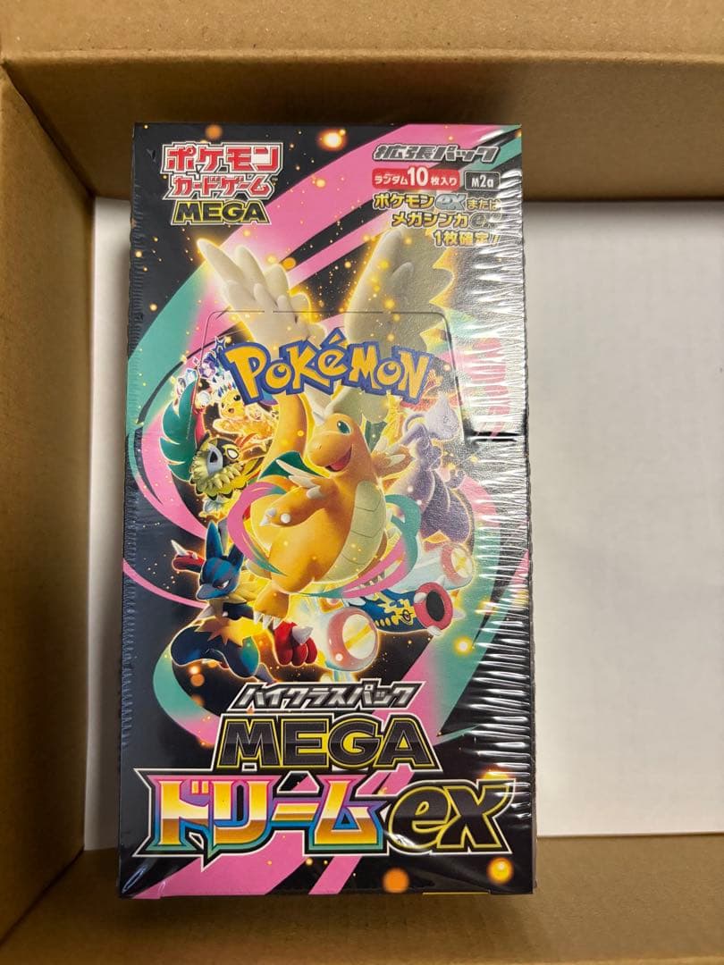 シュリンク付き　新品未開封　ポケモンカードゲーム MEGA ドリームEX BOX
