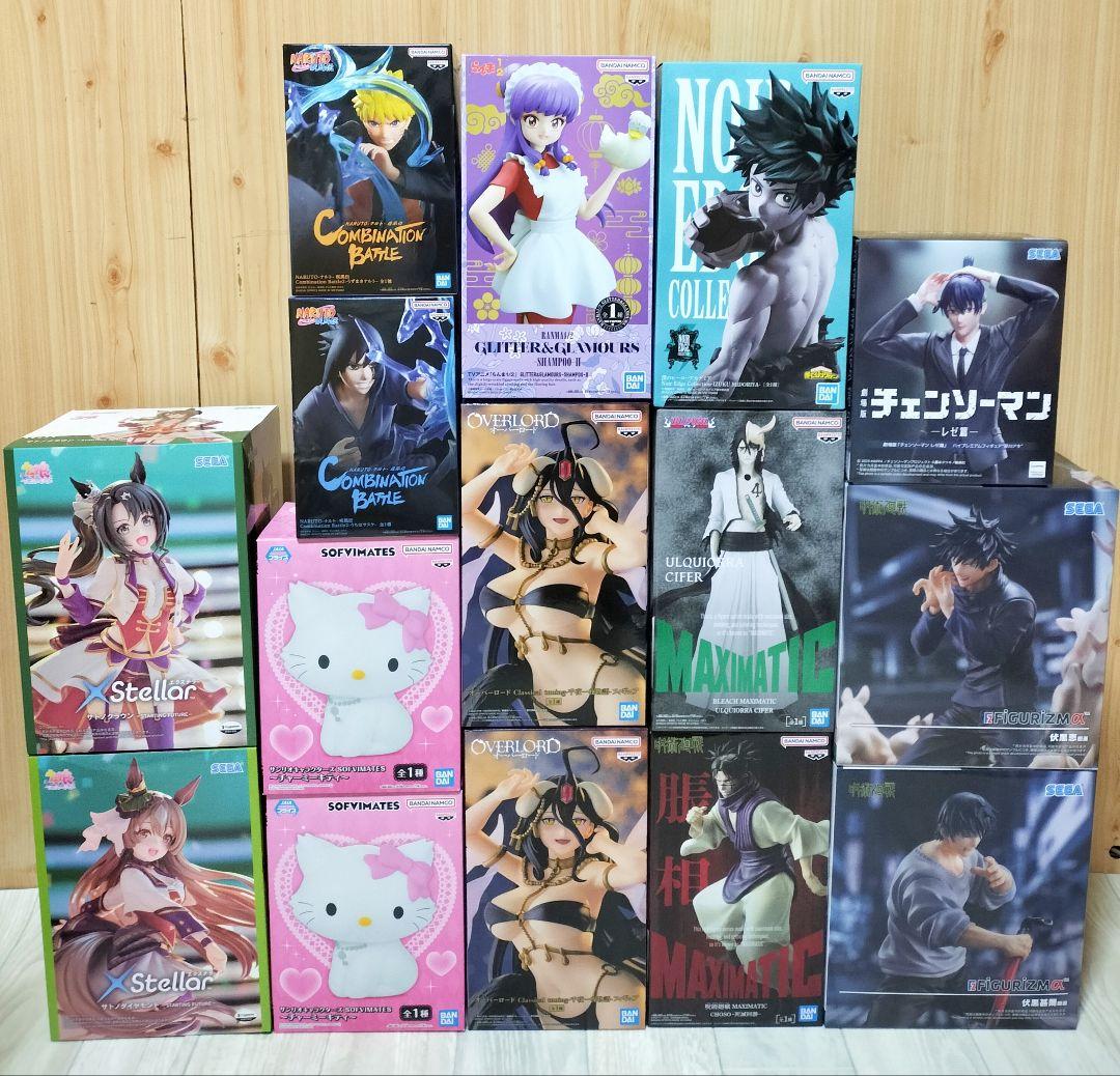 最新プライズフィギュア　呪術廻戦　ウマ娘　キティ　ナルト　アルベド　早川アキ