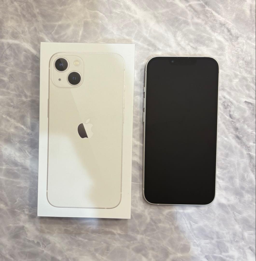 Apple iPhone 13 スターライト 本体 128GB 箱付き