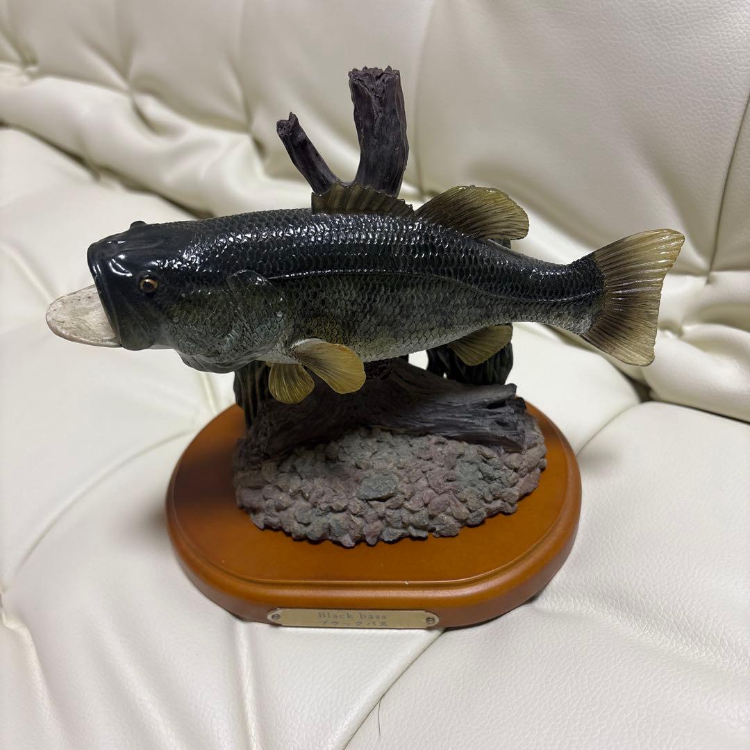 ブラックバス オブジェ 置物