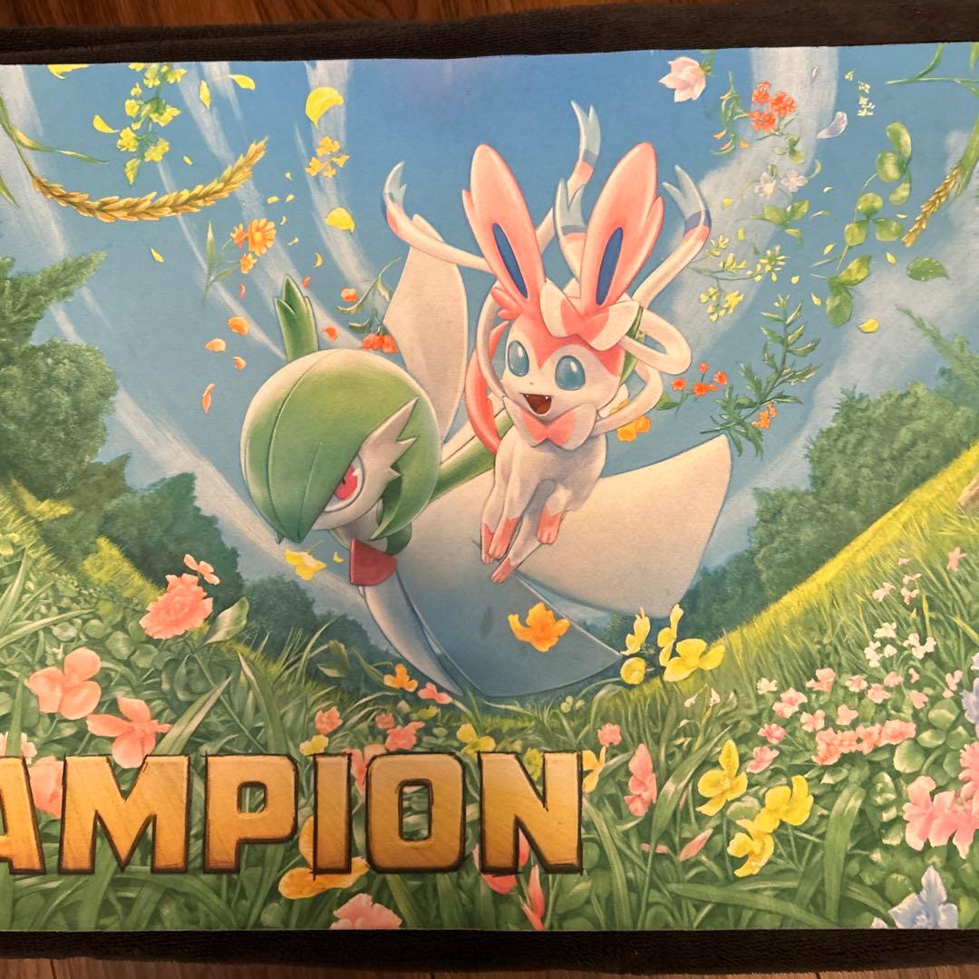 ポケモンカード サーナイト ニンフィア CHAMPION 海外 プレイマット