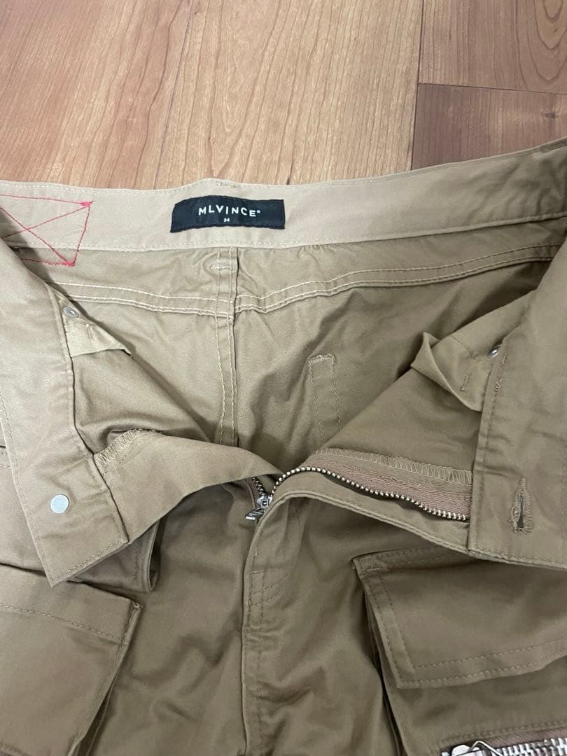 mlvince ベージュカーゴパンツ L