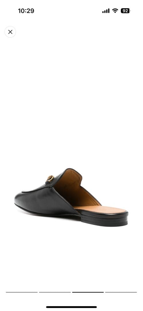 グッチ　プリンスタウンホースビットミュール　35.5 GUCCI