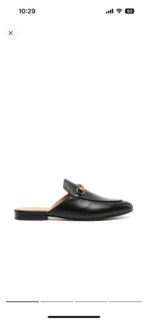 グッチ　プリンスタウンホースビットミュール　35.5 GUCCI