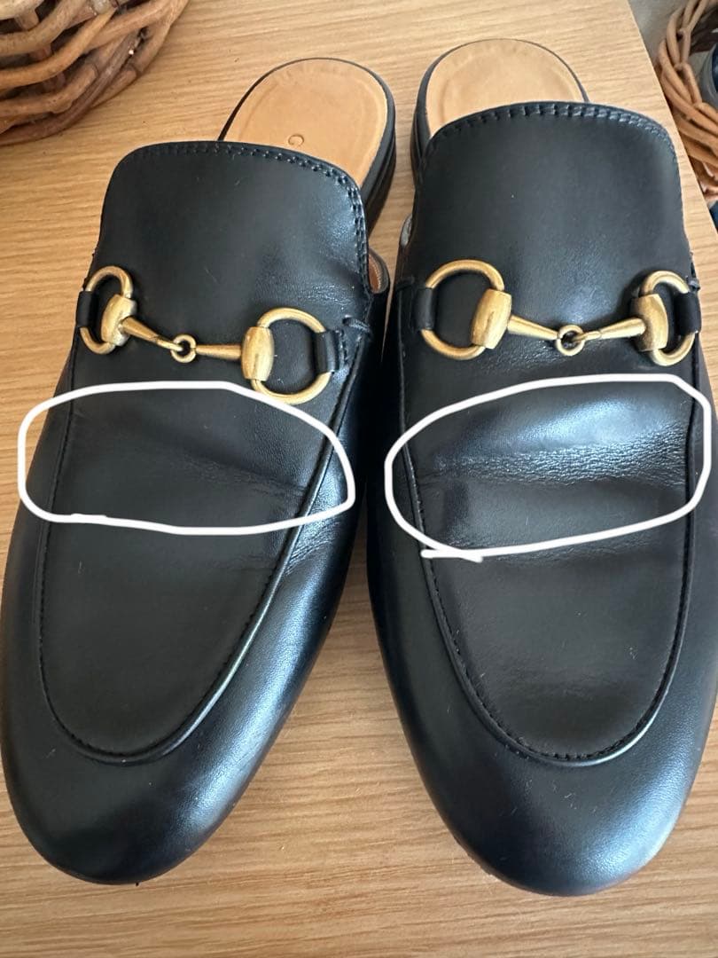 グッチ　プリンスタウンホースビットミュール　35.5 GUCCI