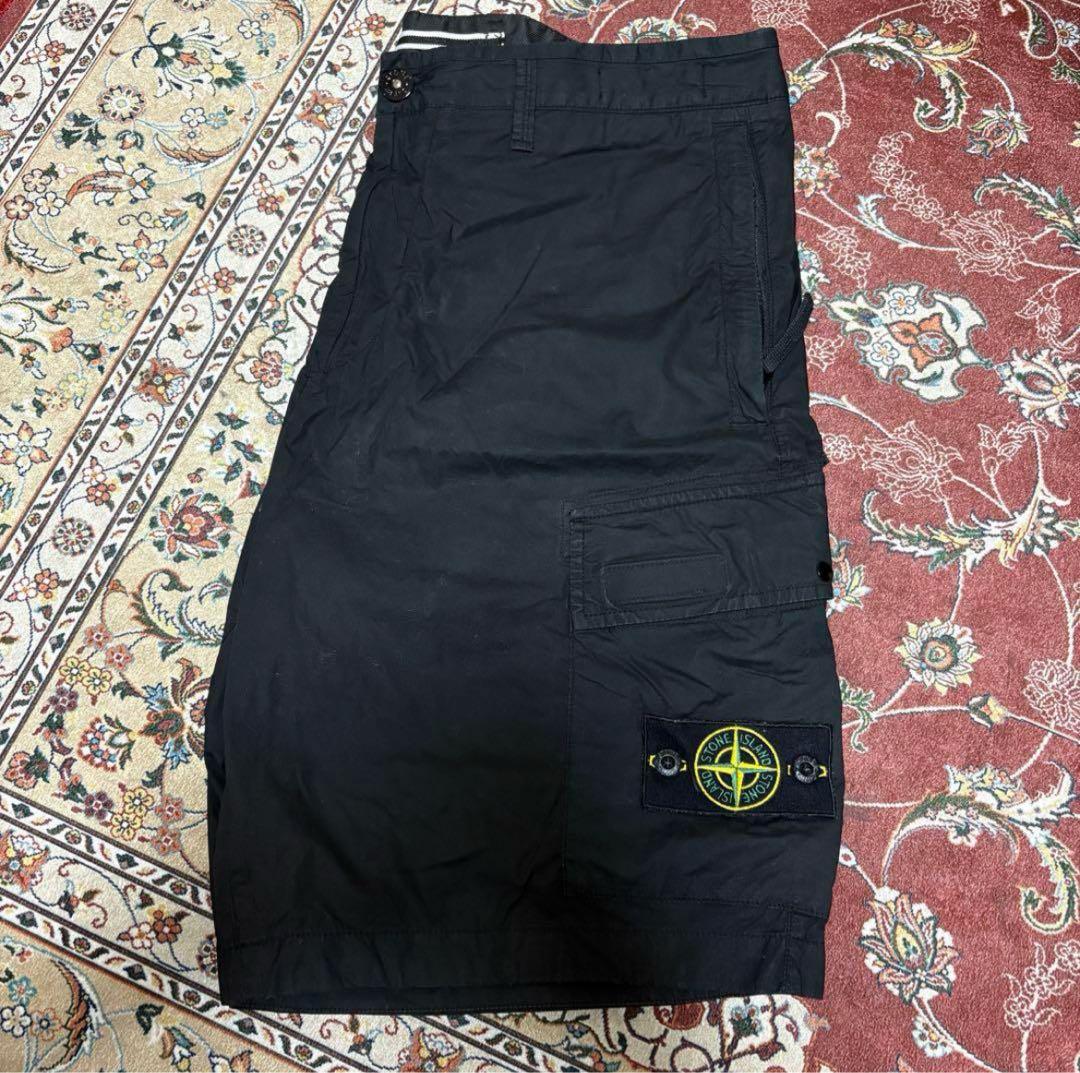 STONE  ブラックショートパンツ W33