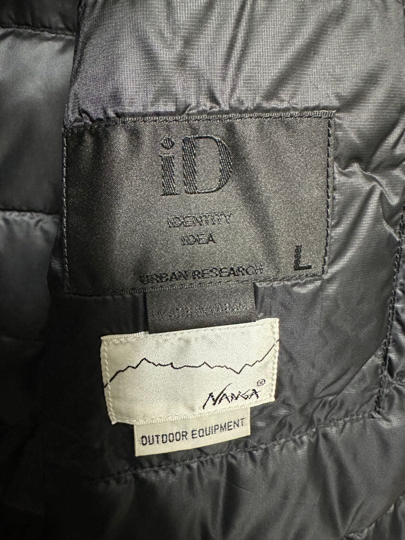 URBAN RESEARCH iD × NANGA【日本製 ダウンジャケット】L