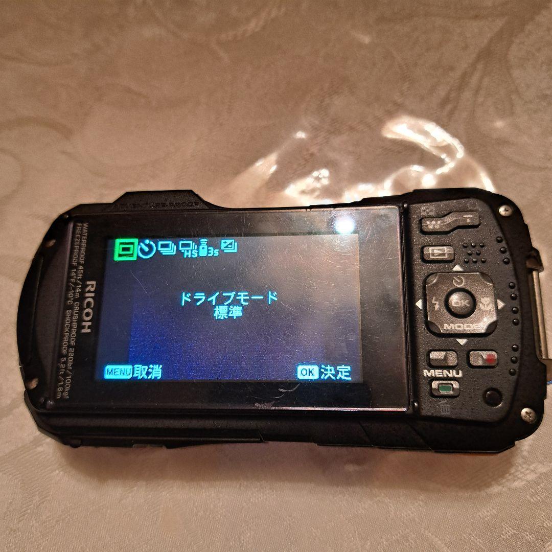 リコー RICOH　WG-50 防水デジタルカメラ ＋バッテリー＋SDカード