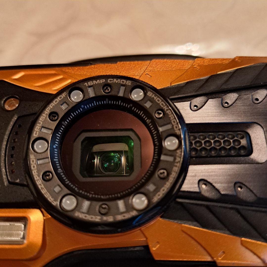 リコー RICOH　WG-50 防水デジタルカメラ ＋バッテリー＋SDカード