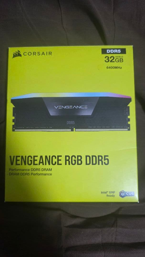 メモリー Corsair Vengeance RGB DDR5 32GB 6400MHz