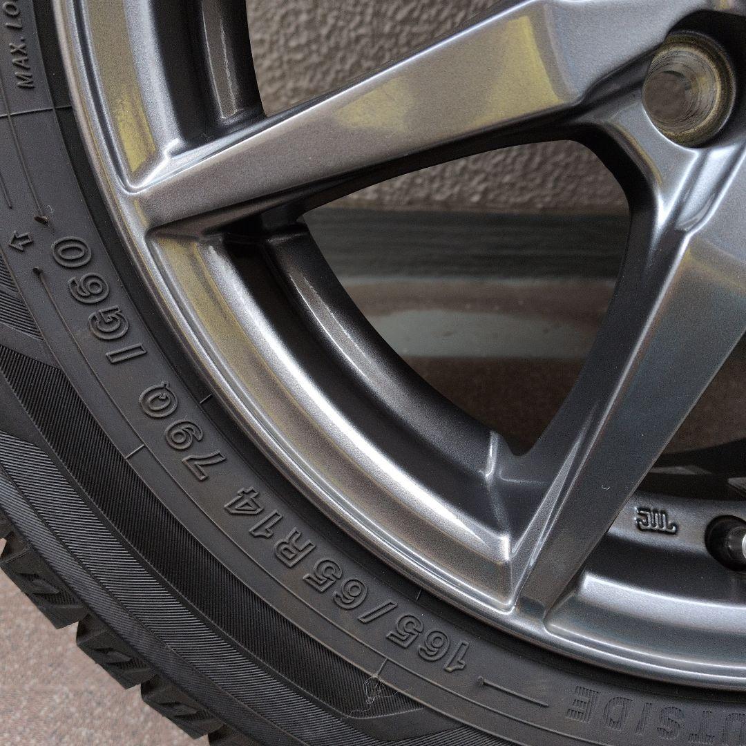 専用　165/65R14スタッドレスタイヤ アルミホイールセット ナット付
