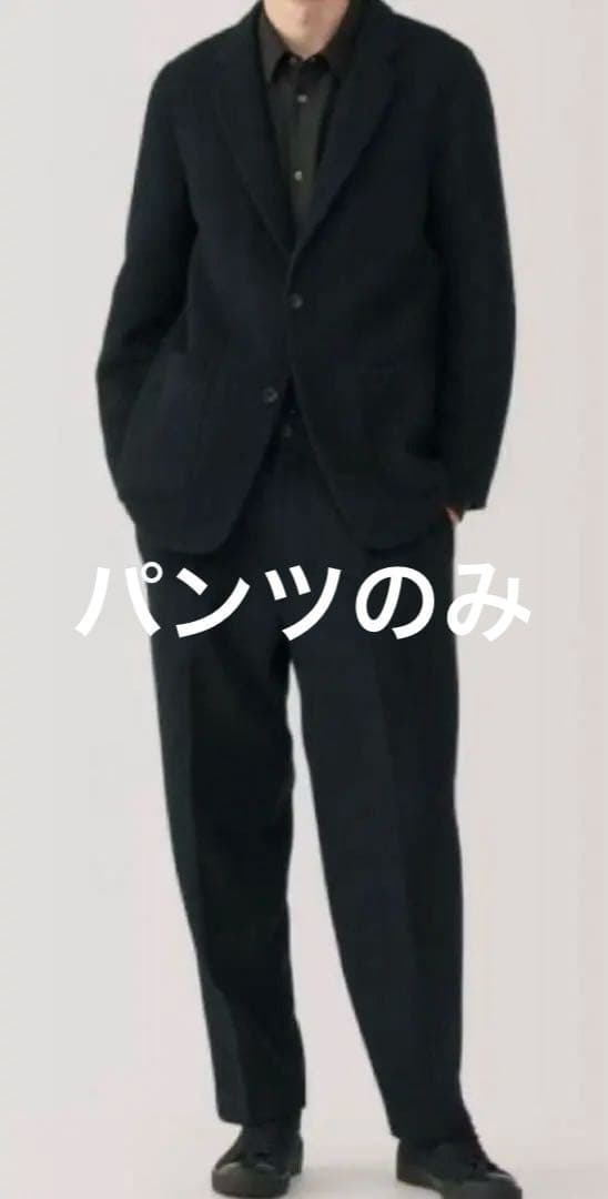 カシミヤ混タックパンツ MUJILABO