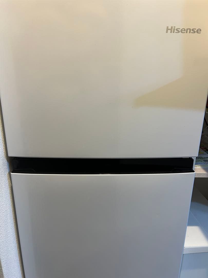 Hisense 2ドア冷蔵庫 HR-B12E2W 1月半ば発送※１週間後出品終了