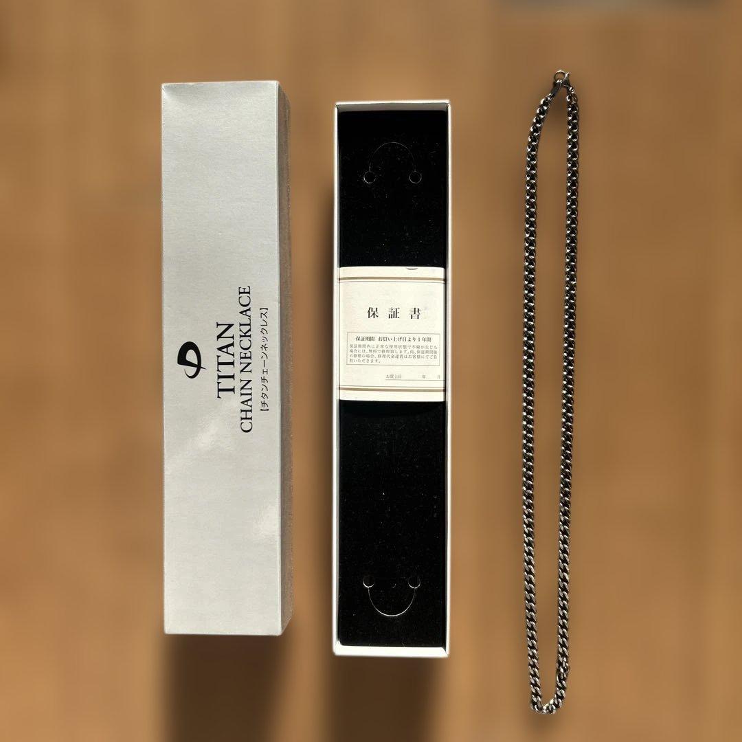 ファイテン チタンチェーンネックレス 60cm