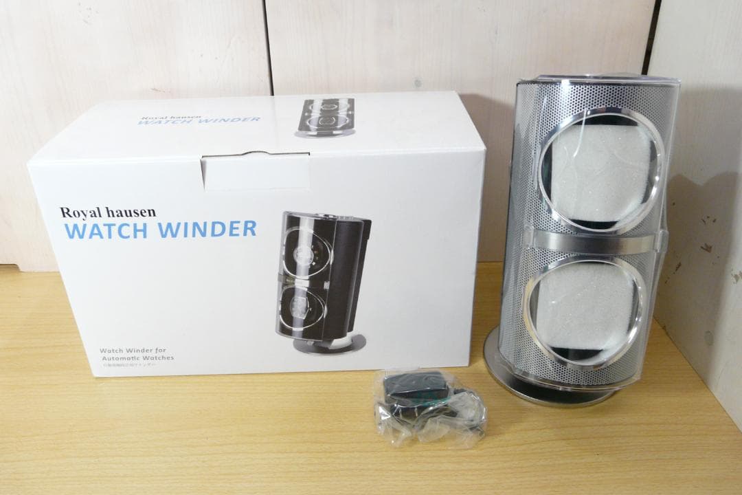  hausen ウォッチワインダー 自動巻上げ機 未使用 2本同時巻