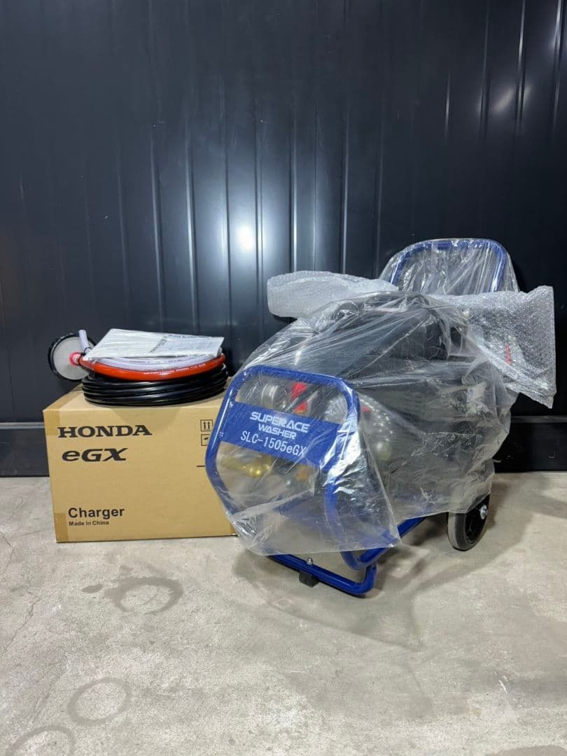 新品 高圧洗浄機 バッテリー式 スーパー工業 SLC-1505eGX ジェット