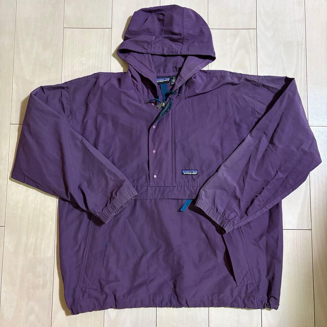 【超希少】90s パタゴニア　アノラックジャケット　USA製　パープル　M