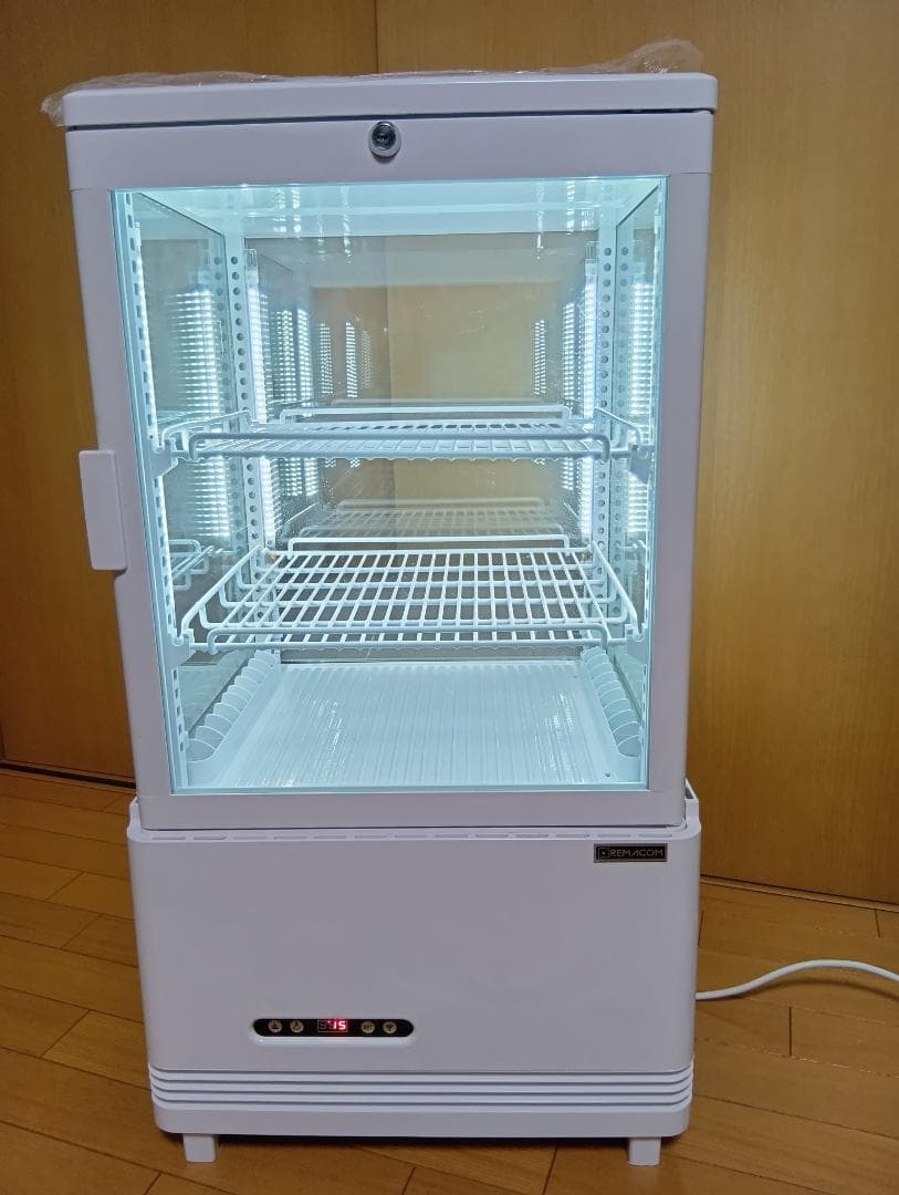 レマコム R4G-63SLW 卓上４面ガラス冷蔵ショーケース